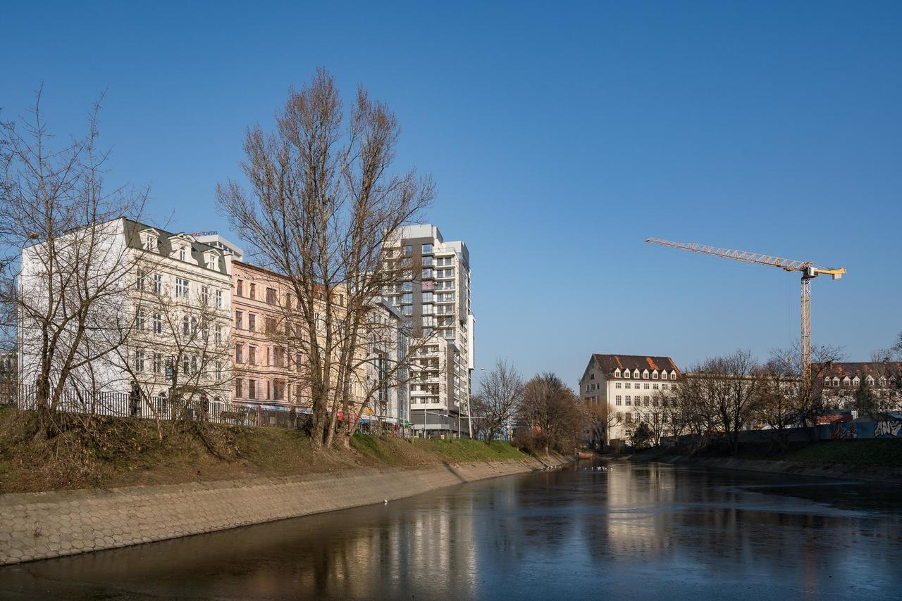 Rentplanet - Odra Tower Apartman Wrocław Kültér fotó