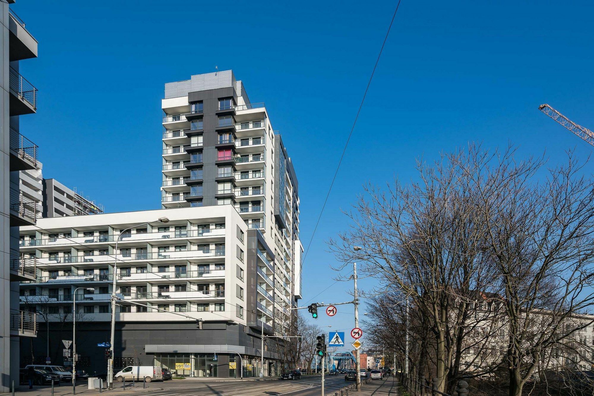Rentplanet - Odra Tower Apartman Wrocław Kültér fotó